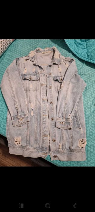 Geaca din denim oversized