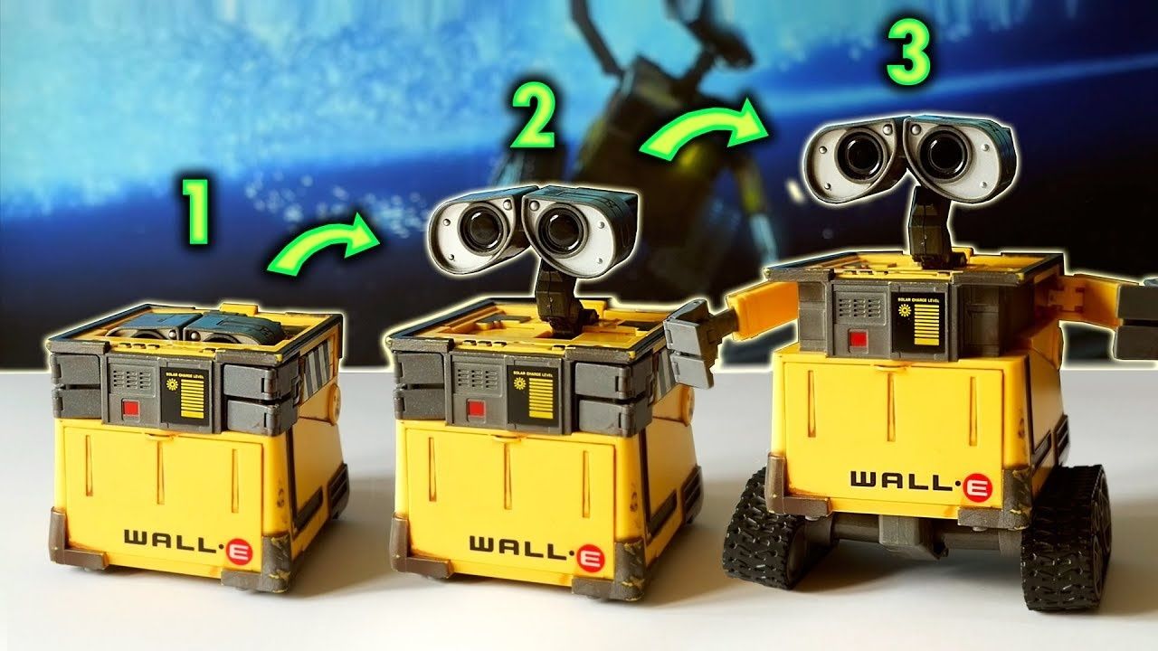 Disney Original Thinkway Toys WALL E Transforming