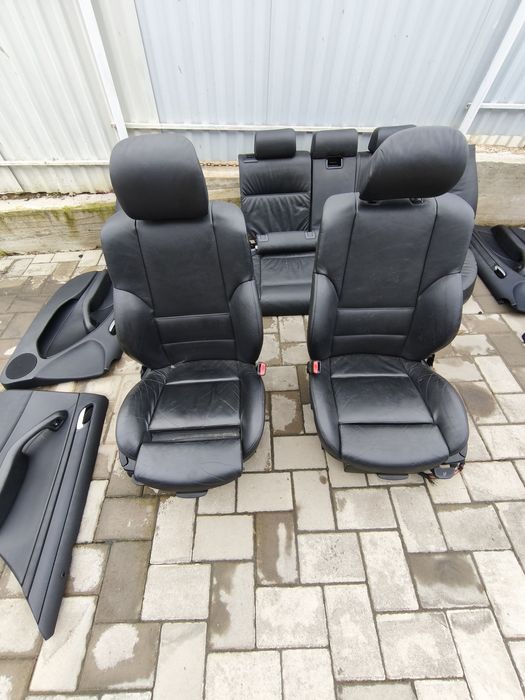 Scaune interior recaro piele neagra BMW E46 Touring
