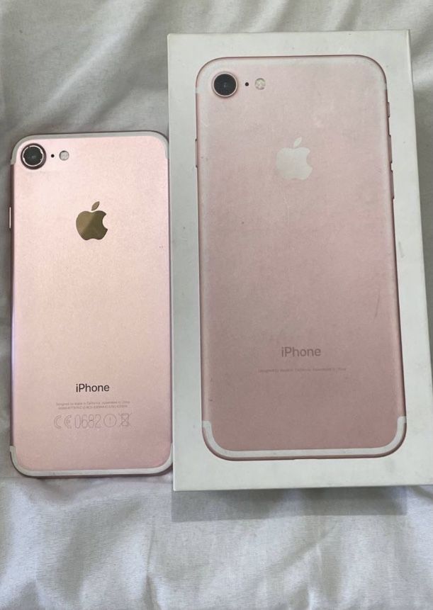 Iphone 7 32gb.  Rose gold
