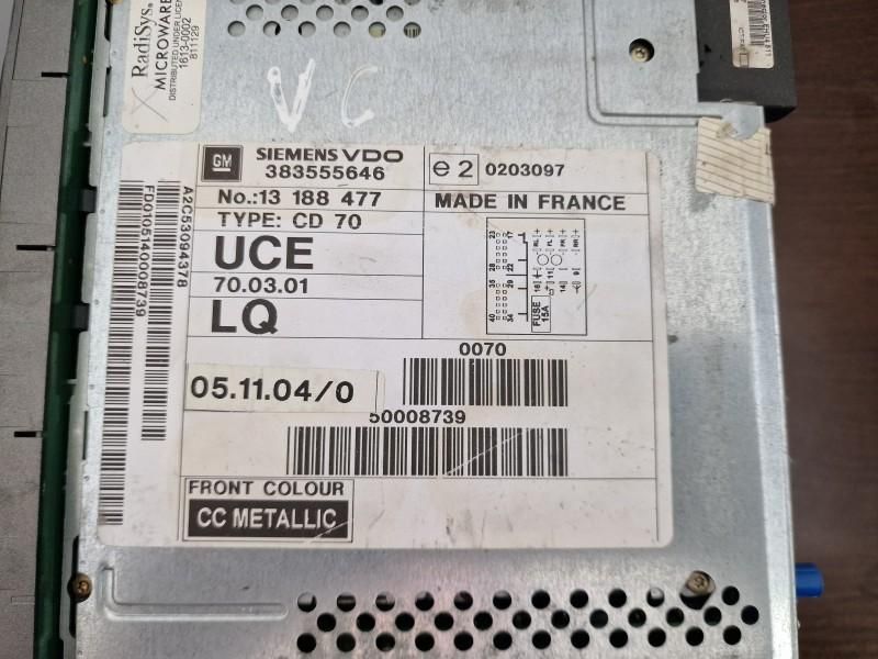 Navigatie CD 70 NAVI display ecran color Opel Vectra C