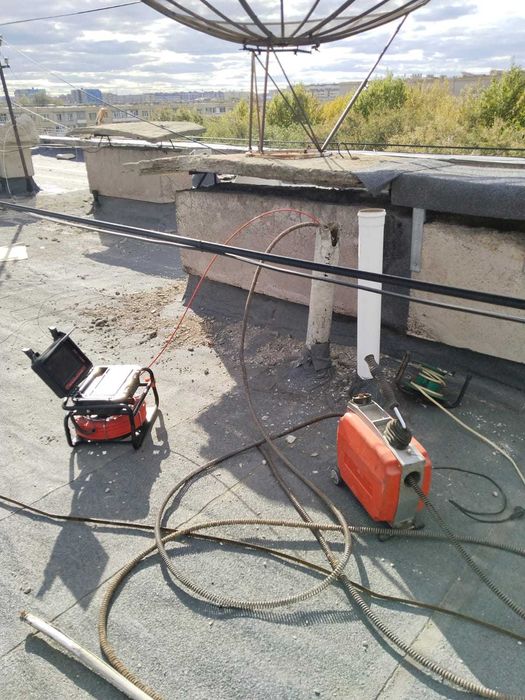 Прочистка канализации труб кухни, туалетов