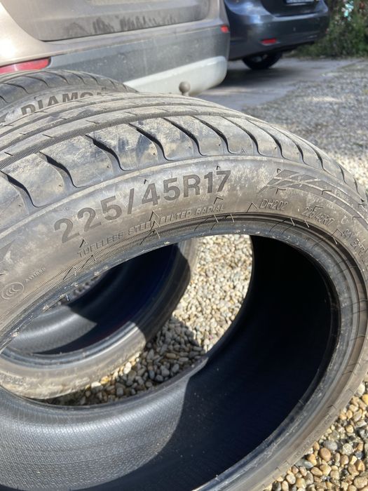 2 cauciucuri iarna (M+S) 225 45 17 an fabricatie(DOT) 2024
