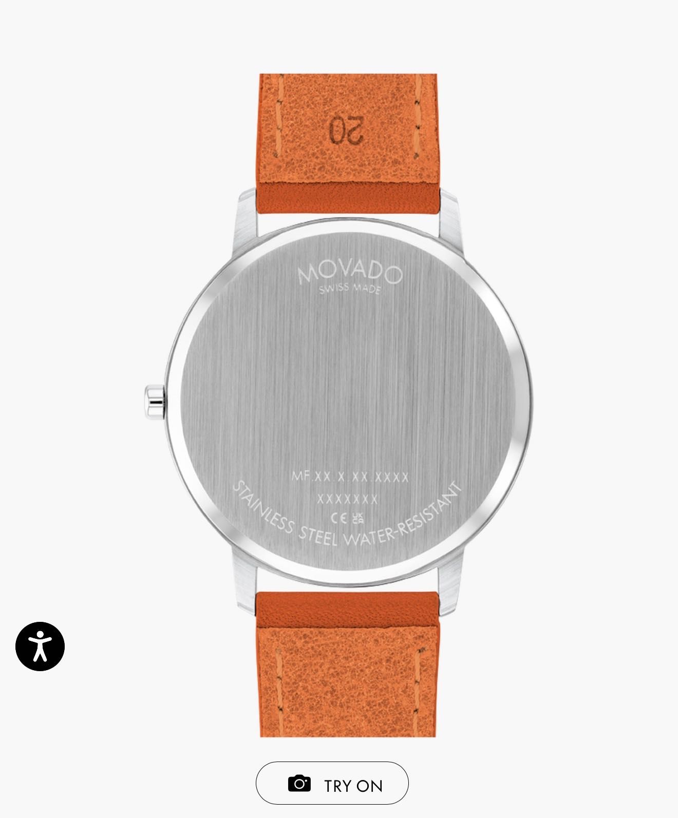 Унисекс часовник Мовадо/Movado 41 mm циферблат НОВ