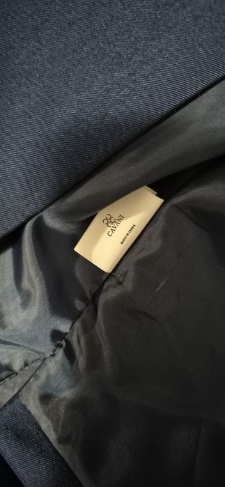 Costum bărbați Cavani 3 piese + cravată, nou, mărimea 40S / EU 50S