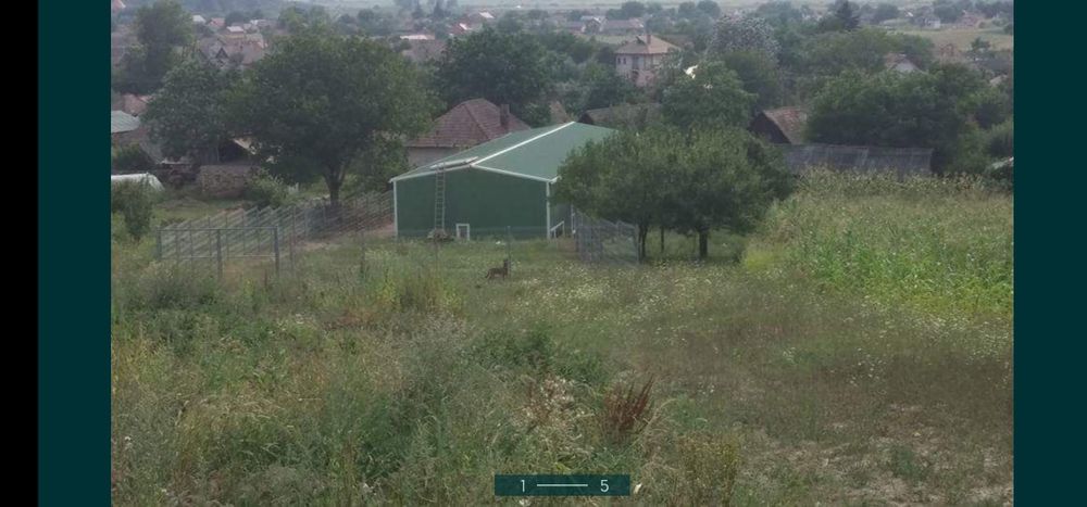 Vand hala 210 mp si teren 4100 mp la 30km de Cluj