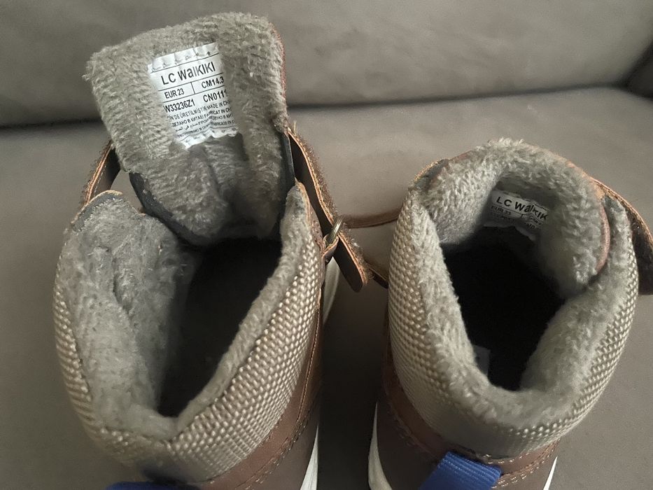 Детски боти, обувани веднъж, 23 размер