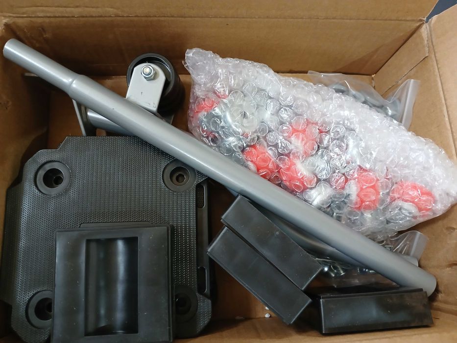 Set mutare mobila Ronlap, 300 kg, role + levier, negru