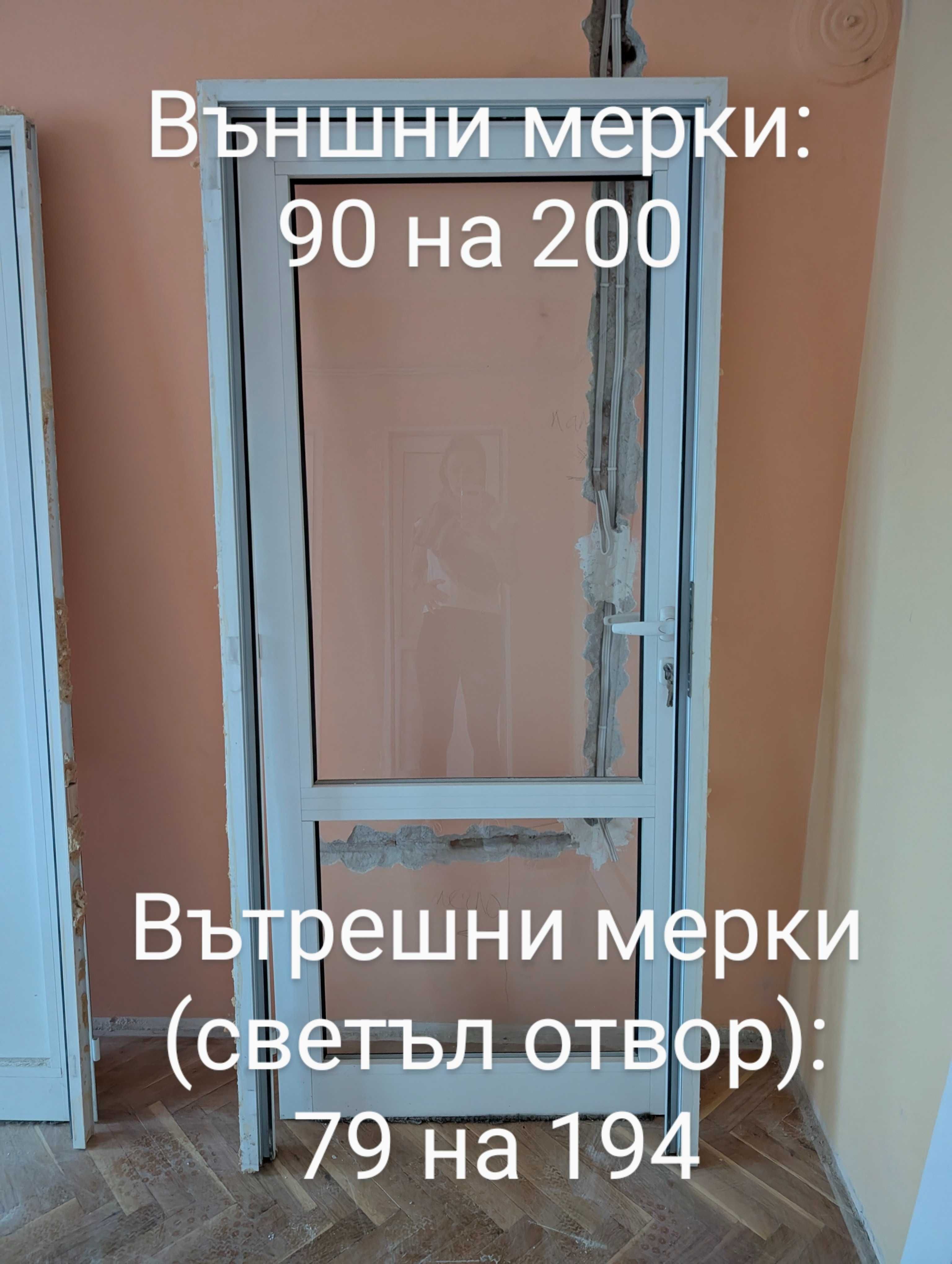 Алуминиеви интериорни врати (5бр.) различни размери (цена на брой)