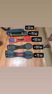 Skateboard, waveboard, pennyboard