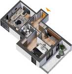 Apartament 2 Camere Cu Geam La Baie, Selgros, Direct La Dezvoltator