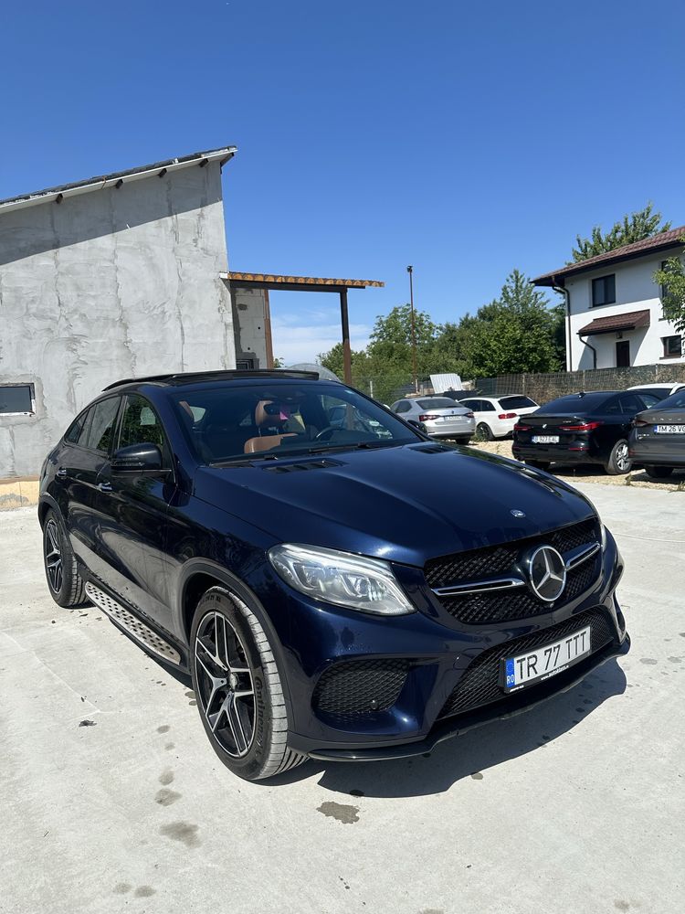 Mercedes Benz GLE 350 4Matic COUPE 2017 Panoramic usor avariat / lovit