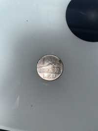 Moneda 1 leu anul 1966.
