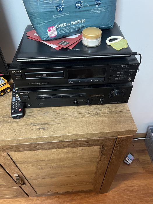 Тонколони +усилвател+CD