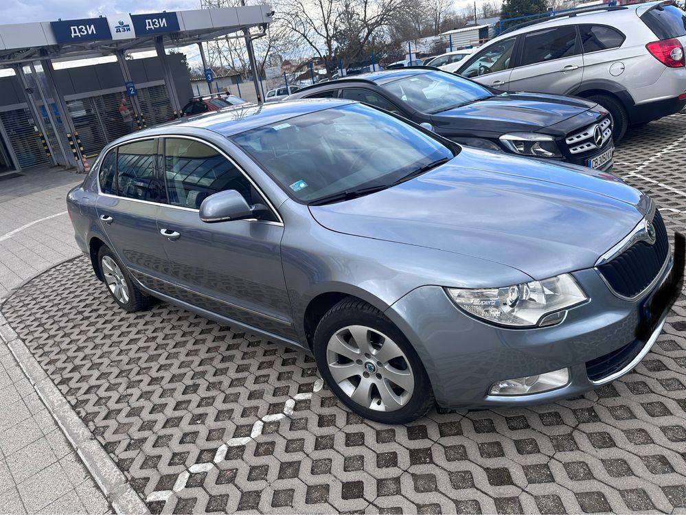 Шкода Супърб 2013, 1.8 TSI, автомат, алкантара, гуми, каско, го