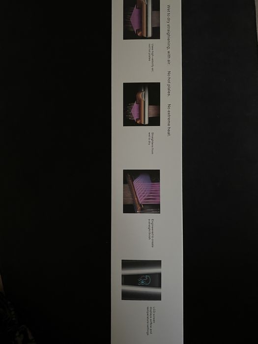 Aparat de îndreptat parul cu aer cald 2-in-1