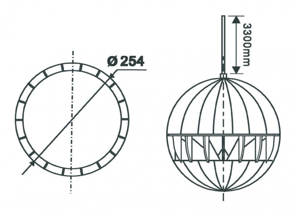 OMNITRONIC WP-1H Boxa tavan ELA 100V sfera
