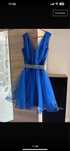 Rochie albastra tul