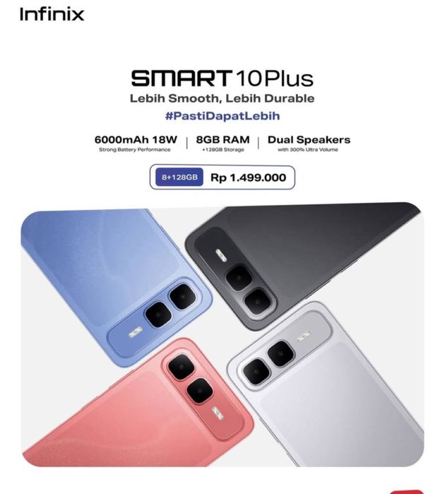 Infinix Smart 10 8/256 8/128 6/64 4/64 GB