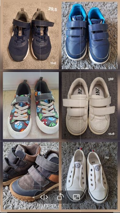 Маратонки nike,Puma, обувки Lasocki и H&M, Prada