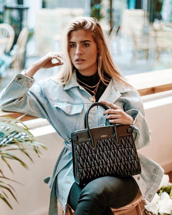 Furla черно портмоне малко Pinko