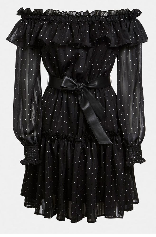 Guess - официална черна рокля, като нова / размер М