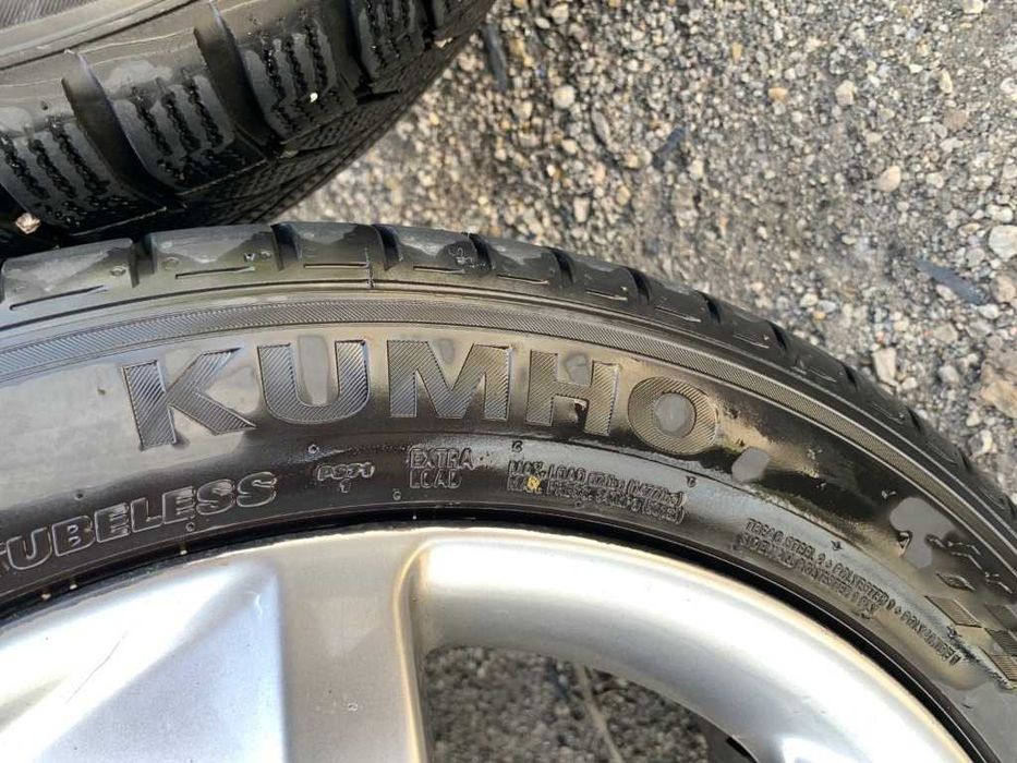 Алуминиеви джанти 17цола 5x114.3+ГУМИ 225/45/17 за Kia,Hyundai,Mazda