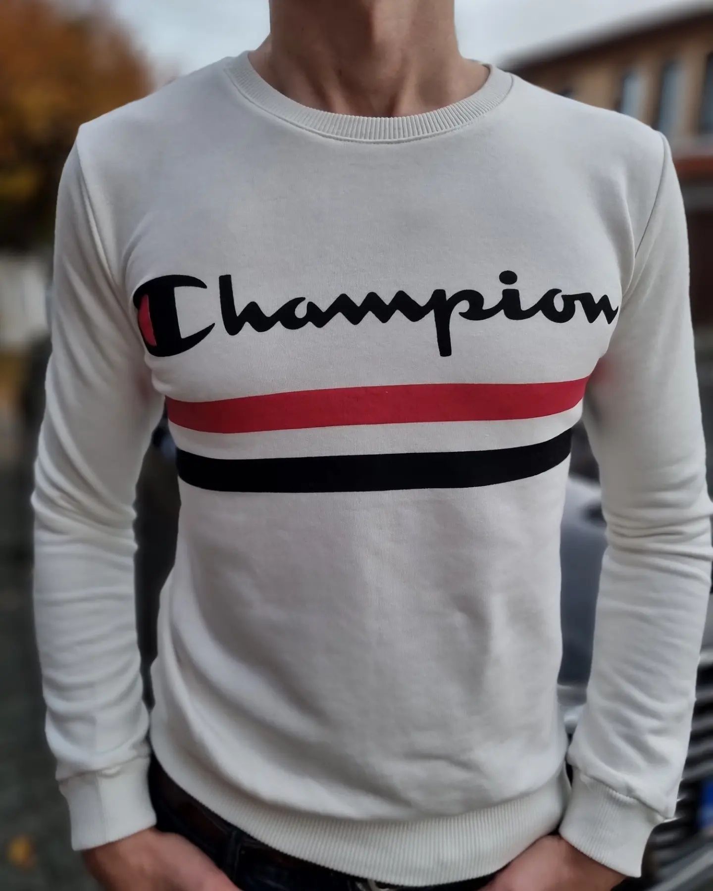 Бяла блуза Champion