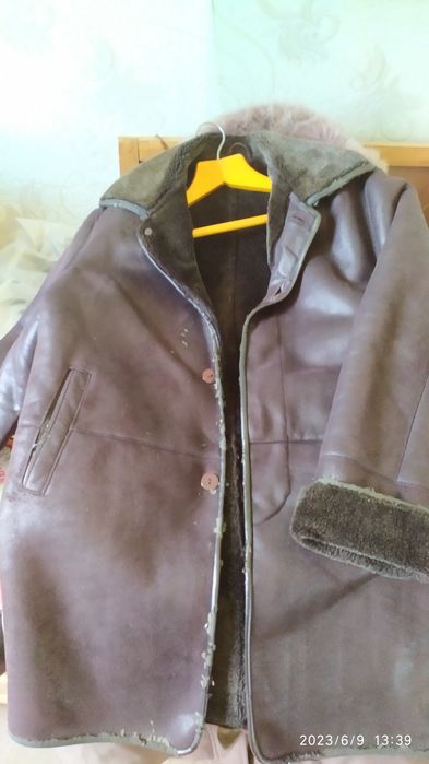 Мужская дублёнка размер 54-56
