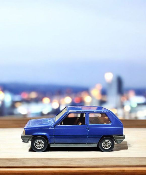 Фиат панда Бураго Италия количка 1/24