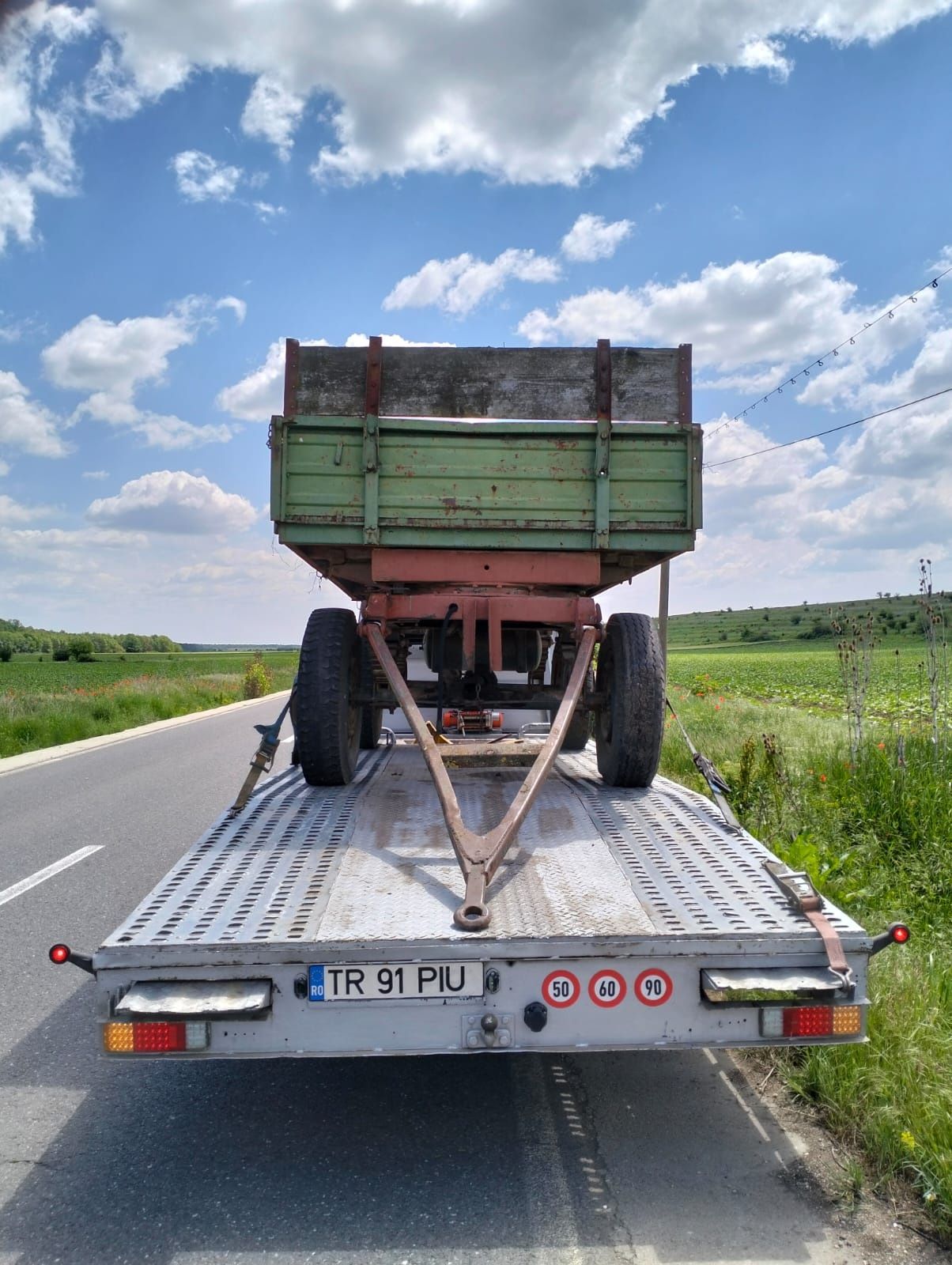 Tractari auto Teleorman Transport tractor remorca disc semănătoare etc