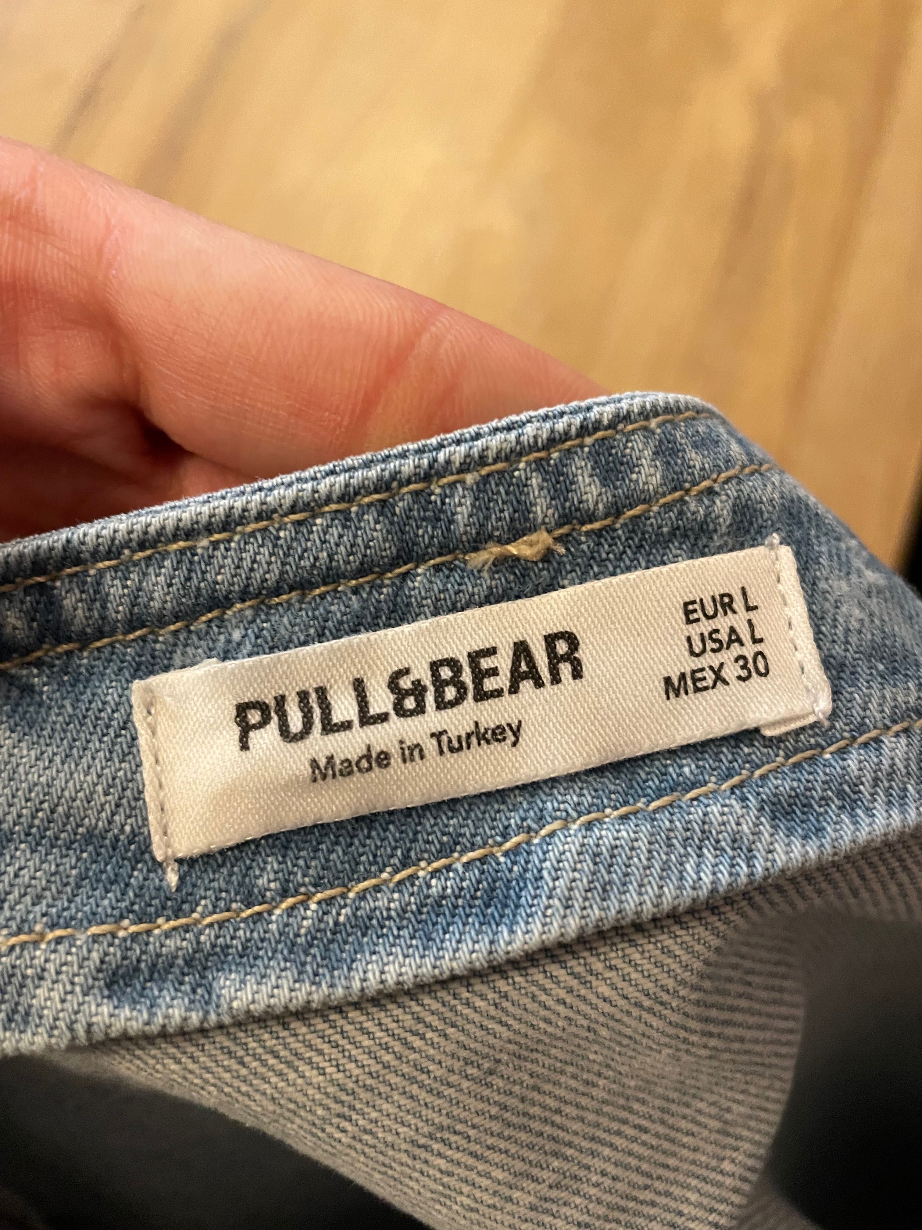 Дънкова рокля с гол гръб pull & bear, L