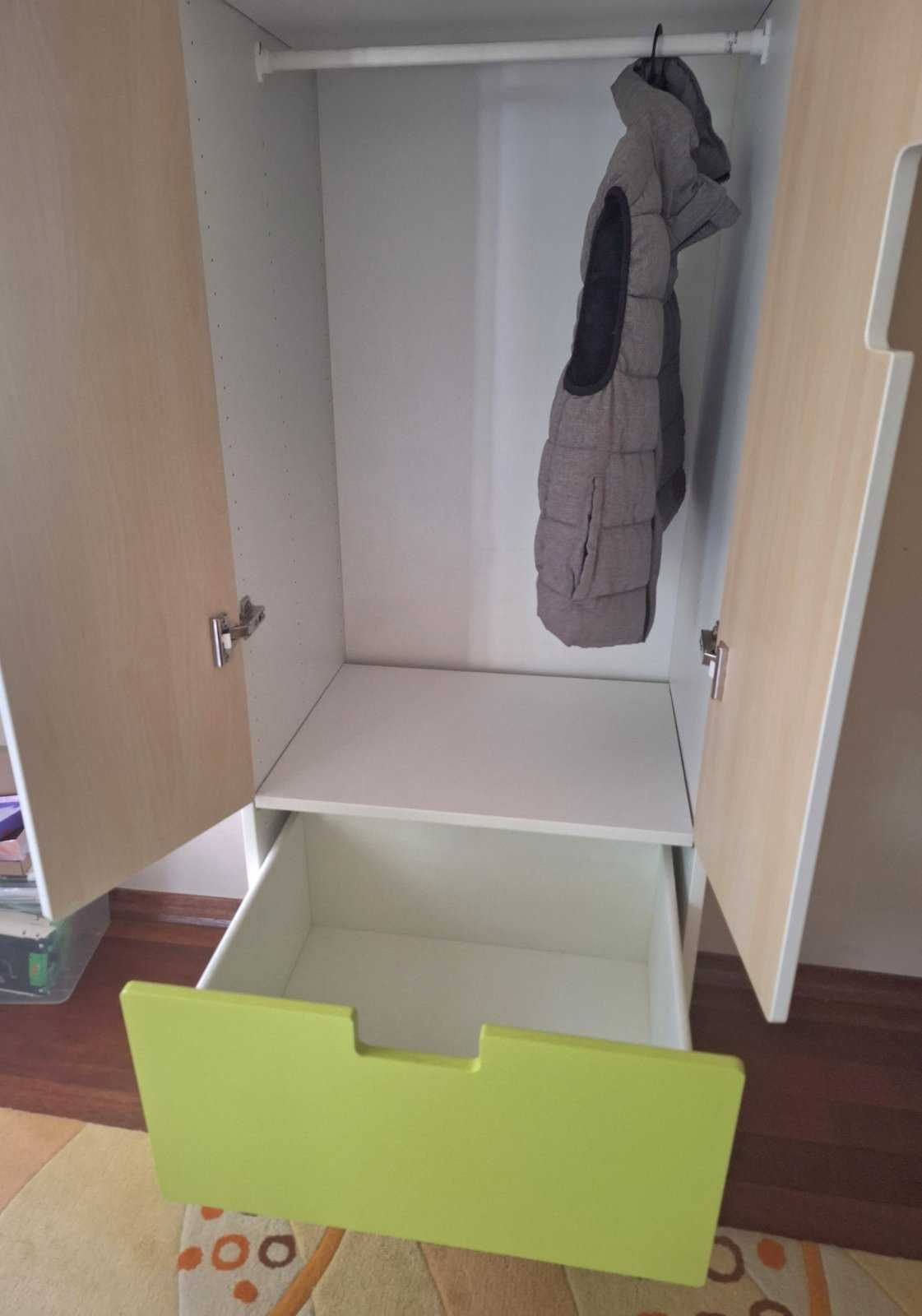 Детски гардероб с две чекмеджета и пейка за съхранение IKEA STUVA