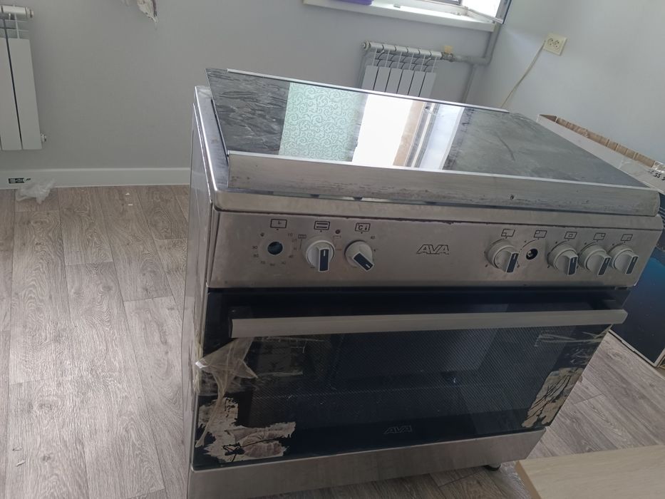 Газ плита  90см Ава