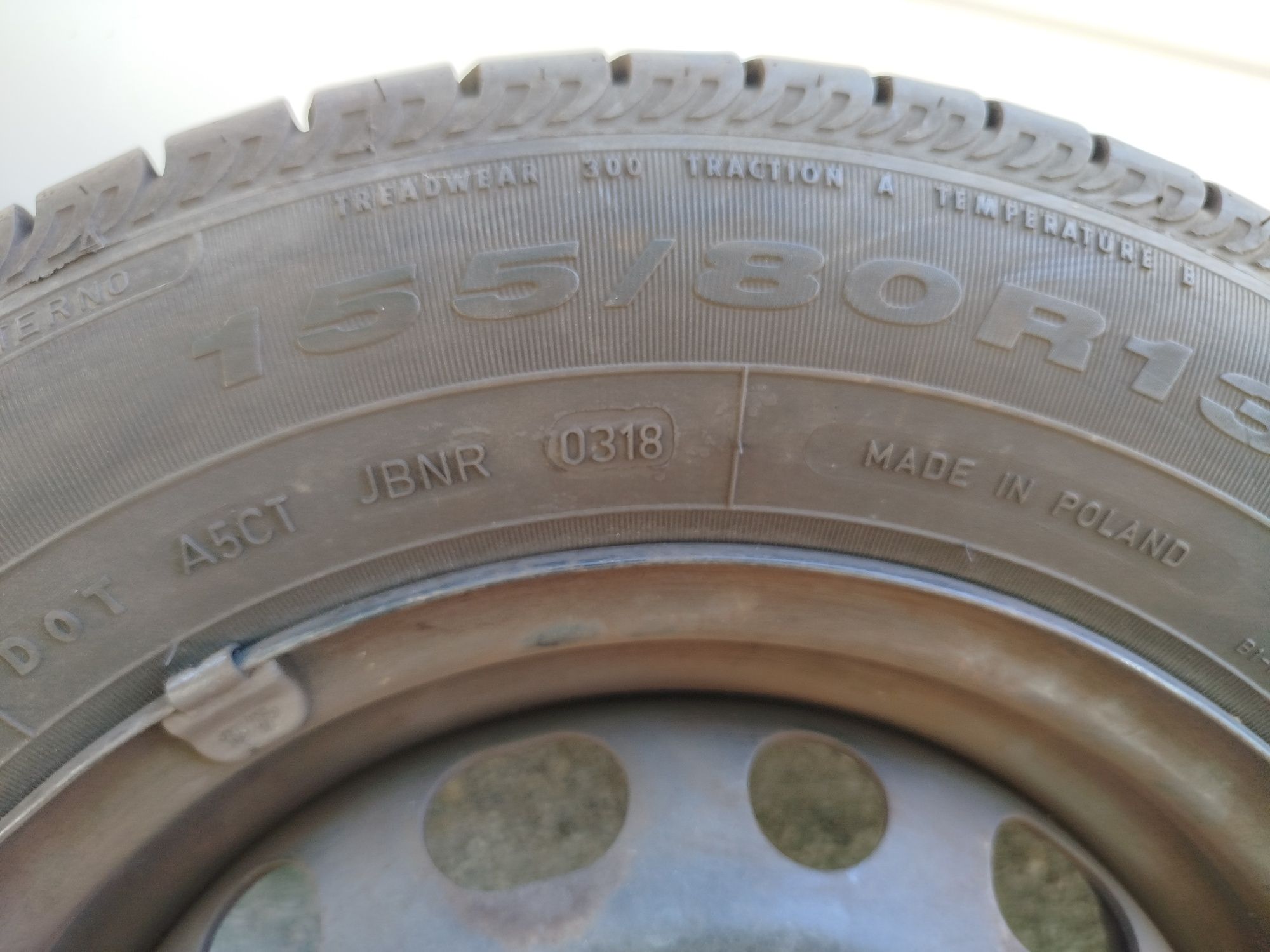 Anvelope vara 155/80R13 cu jante