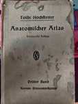 Немски анатомичен атлас книга 1947 Виена