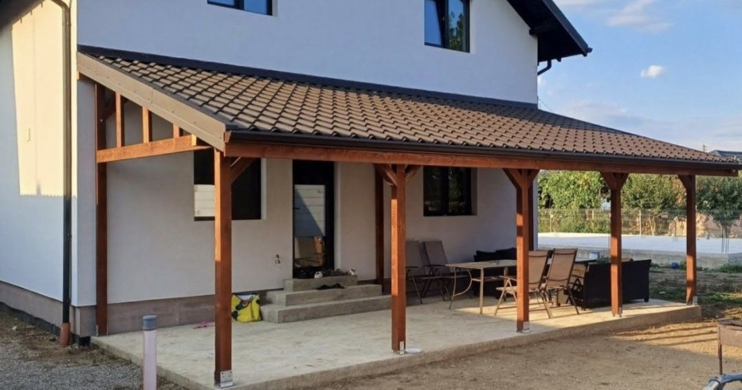 Terase din lemn -foișoare la comanda -pergole modele moderne -leagăne
