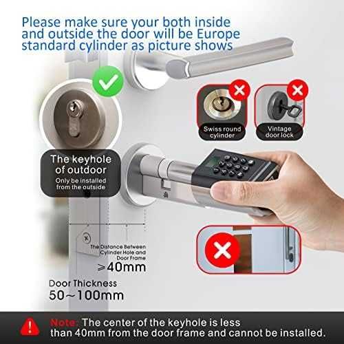 Нова Електронна Брава WELOCK Безключово Управление Bluetooth Код дом