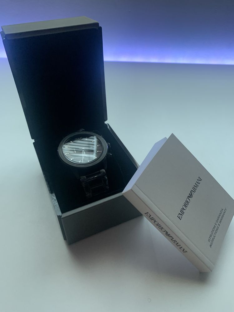 Мъжки часовник (Emporio Armani Mario Chronograph) , чисто нов