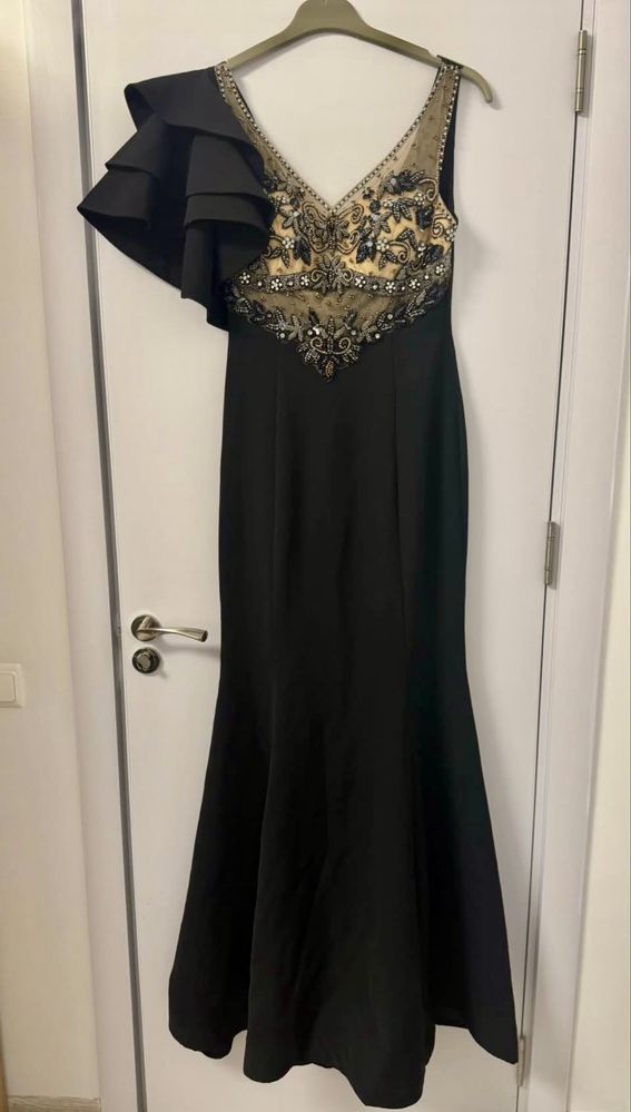Rochie de seară elegantă – mărimea 38, stare impecabilă