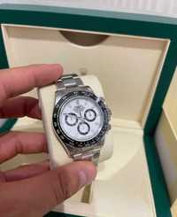 Rolex Daytona PANDA Black Ceramic  Bezel  White Dial REF 116500LN