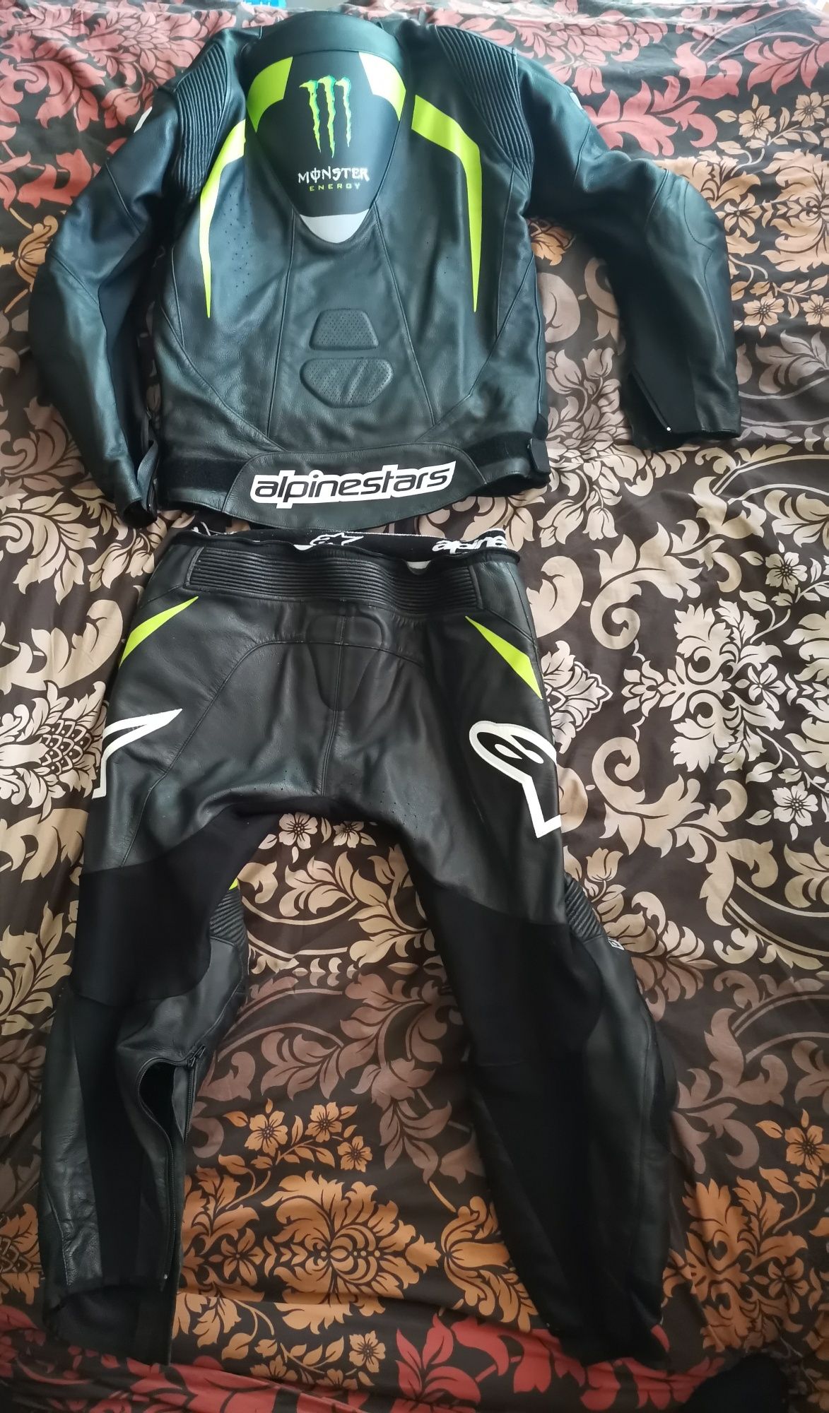 Кожен екип за мотор Alpinestars Claw Monster