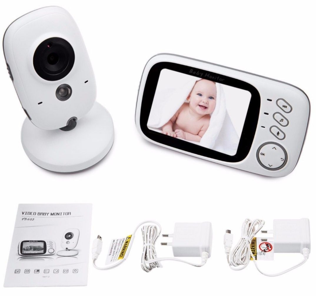 Baby Monitor si Camera Audio-Video Wireless Pentru Supraveghere Bebe,