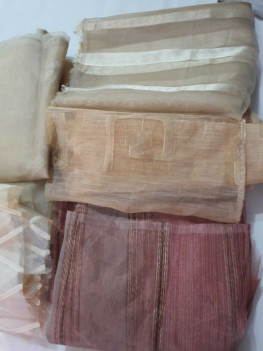 Красиви парчета органза – различни цветове и десени