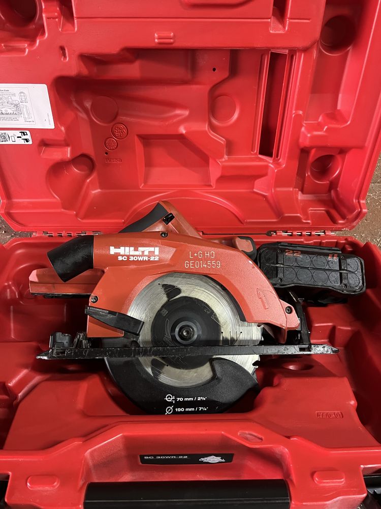 Circular HILTI SC 30WR -22
