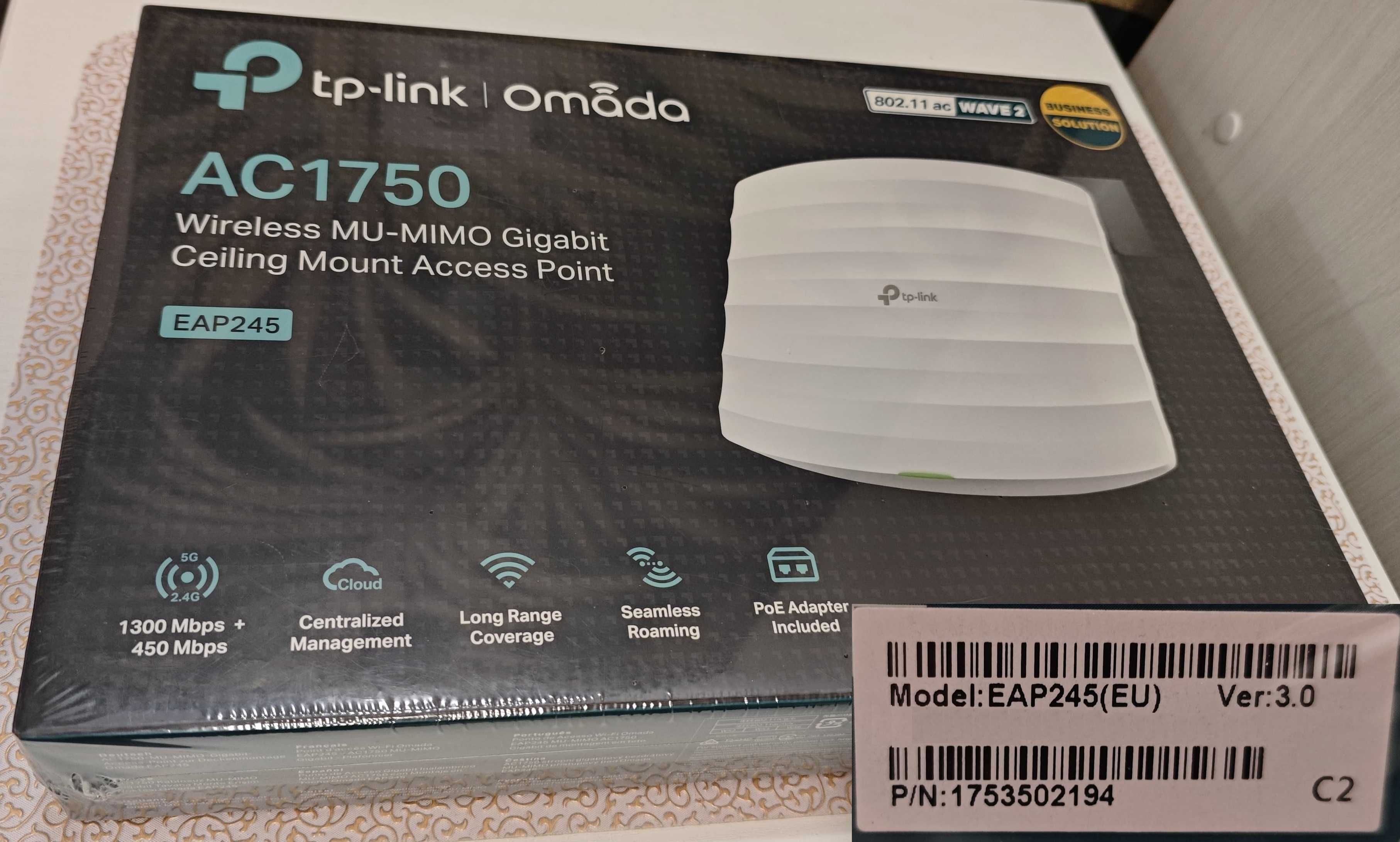 Точка доступа TP-Link EAP245 (новая, в упаковке)
