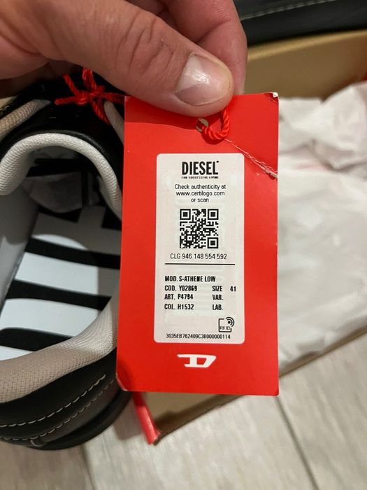Нови маратонки Diesel естествена кожа