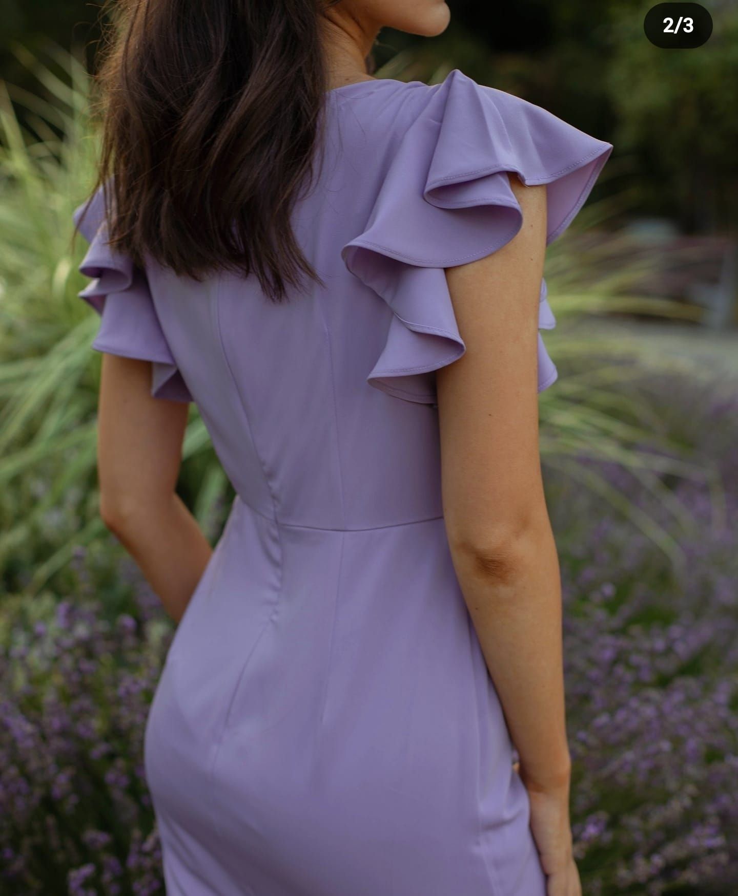 Rochie eleganta de culoare lila