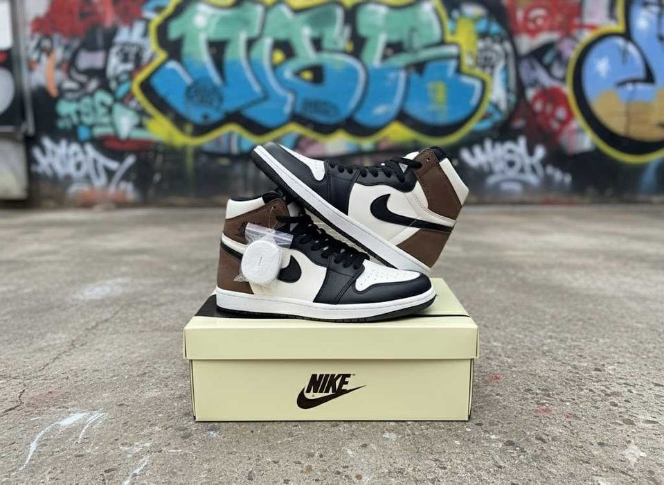 Adidasi Nike Jordan 1 High Dark Mocha - Marimi 36-45 - Box