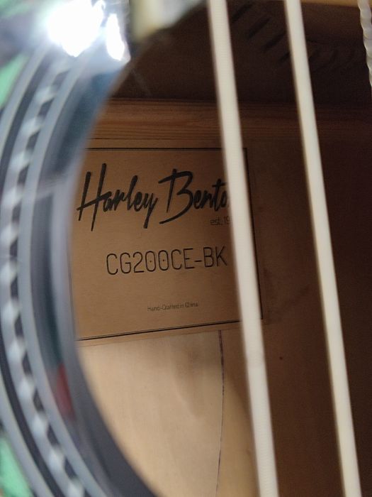 Chitară Harley Benton CG200CE-BK